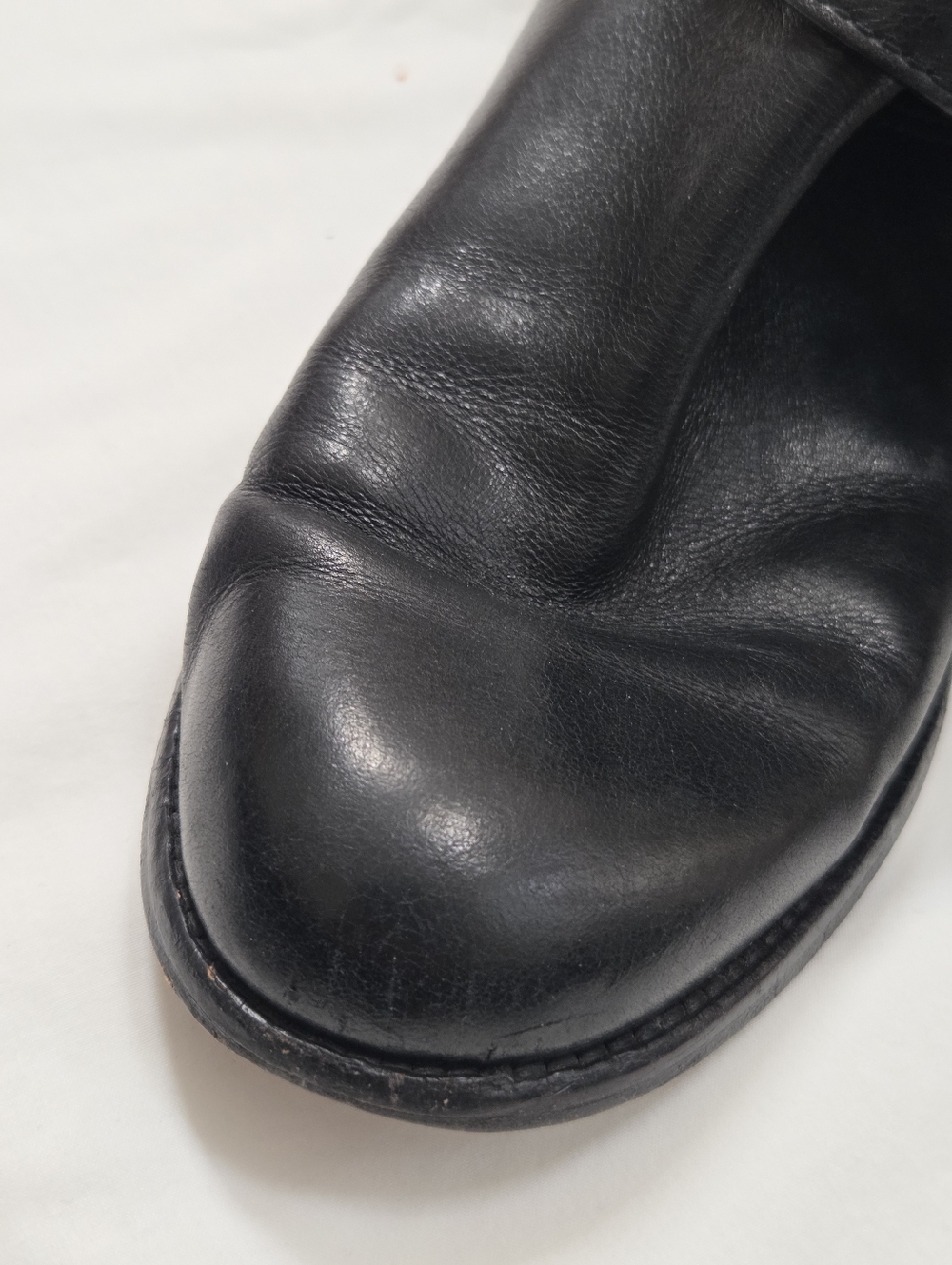 Coach Natale Black Leather Riding Boots 7.5 - Picture 7 of 12